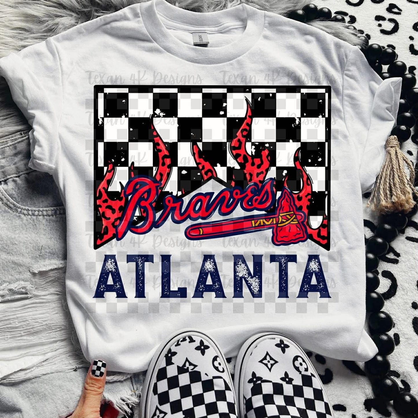 DTF Print - Flame Baseball Team