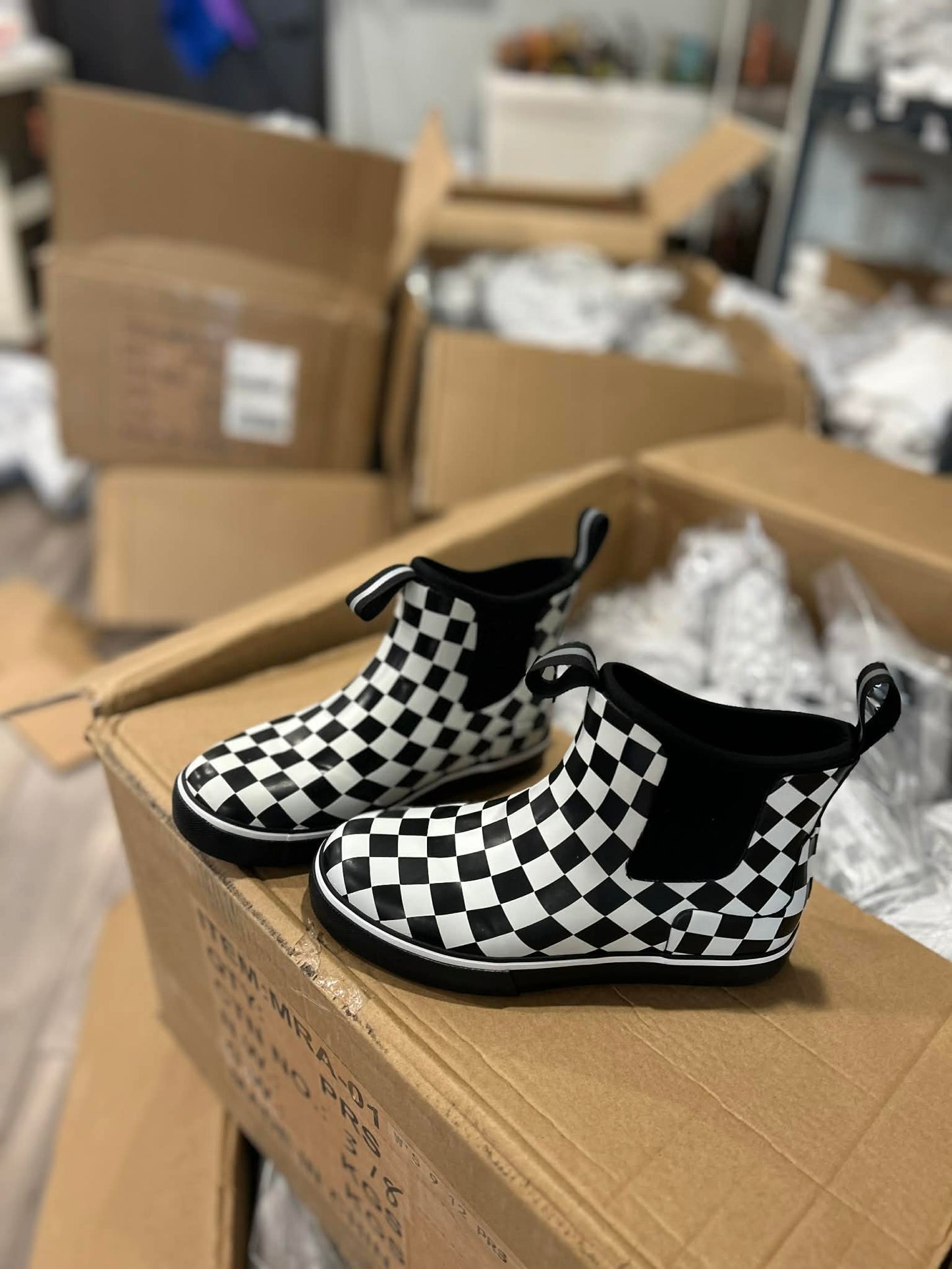 RTS Checkered Deck Boots