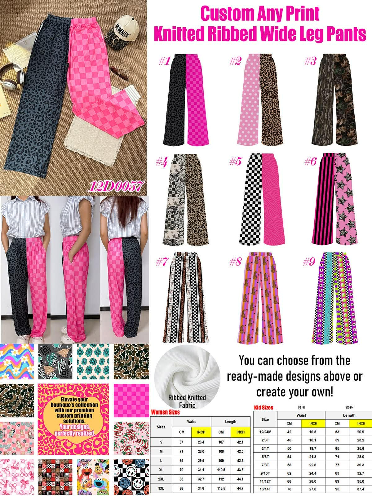 Pre Order Kids Split Pants
