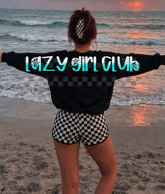 WS Completed Top Over Sized Ombre Lazy Girl Club