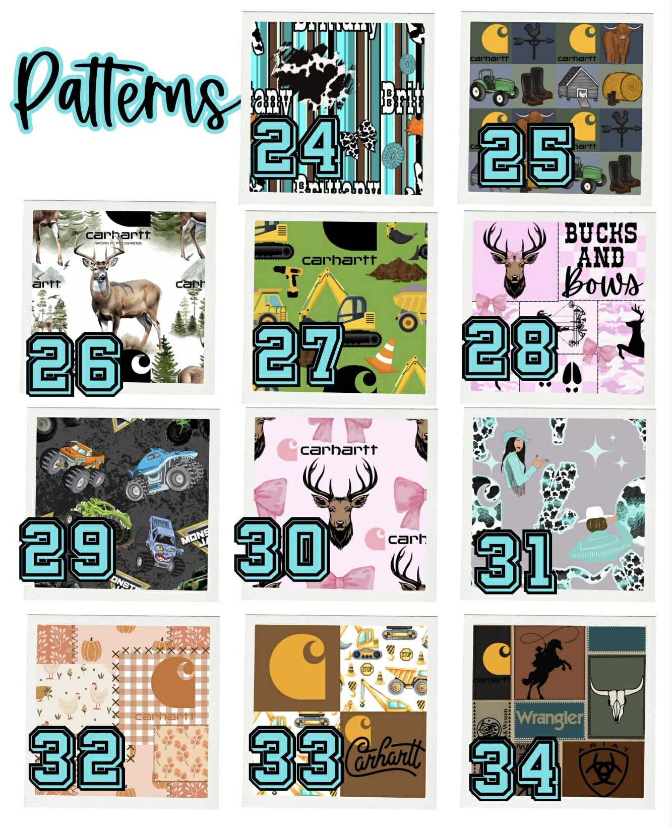 Pattern Kids Sippy or Waterbottle