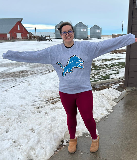 L!ons Oversized Arm Print Top