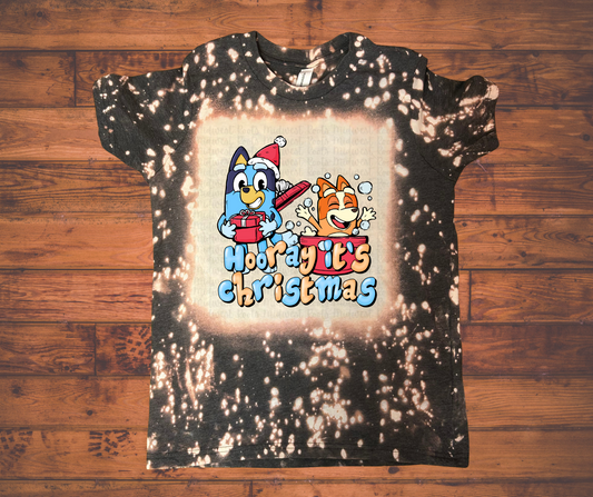 Blue Dog Christmas Sub Print