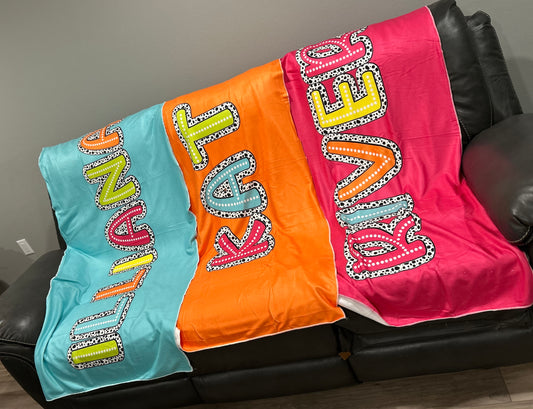 WS Pre Order Custom Neon Beach Towels