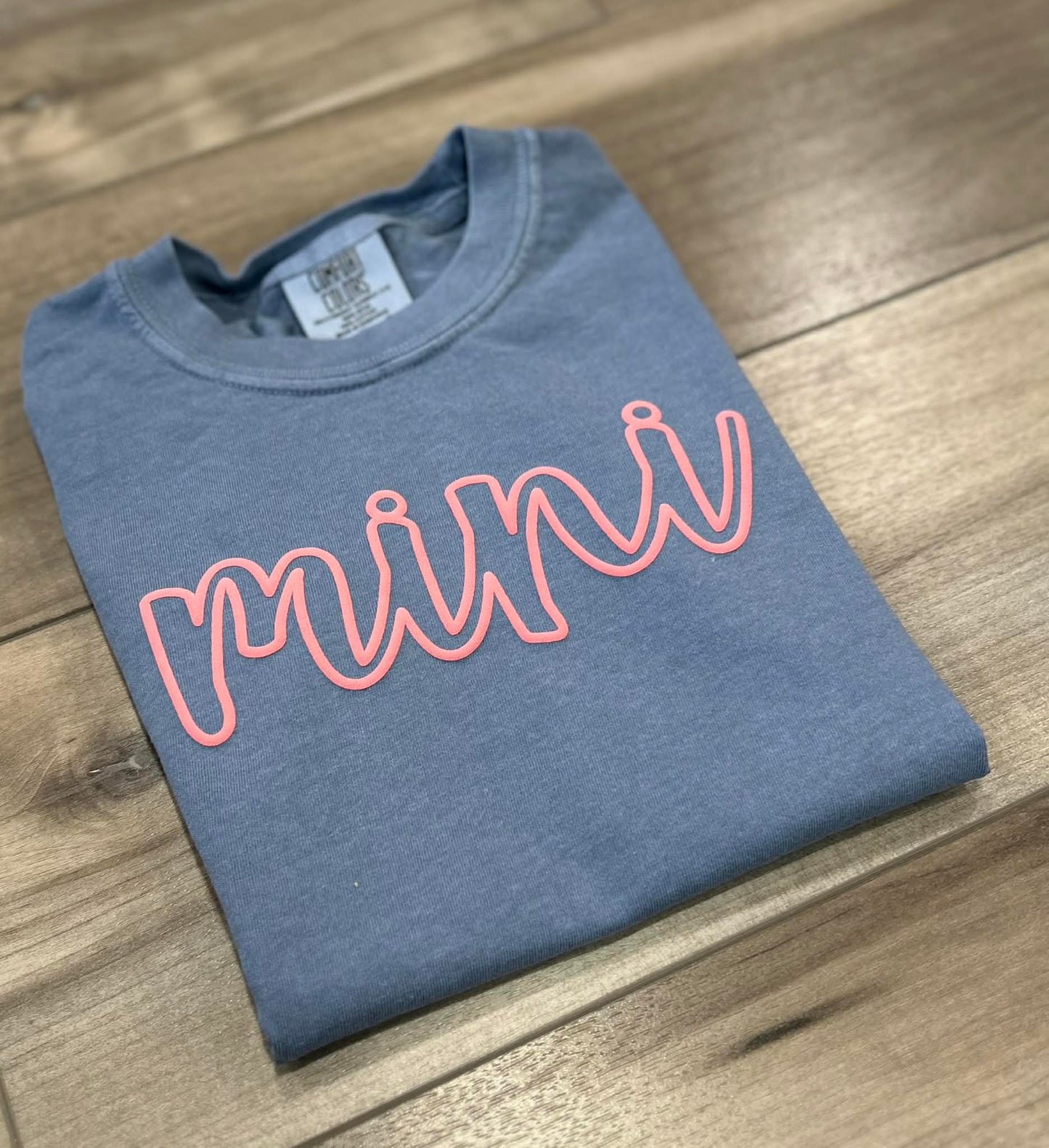 Custom Name Outline Puff Printed Top