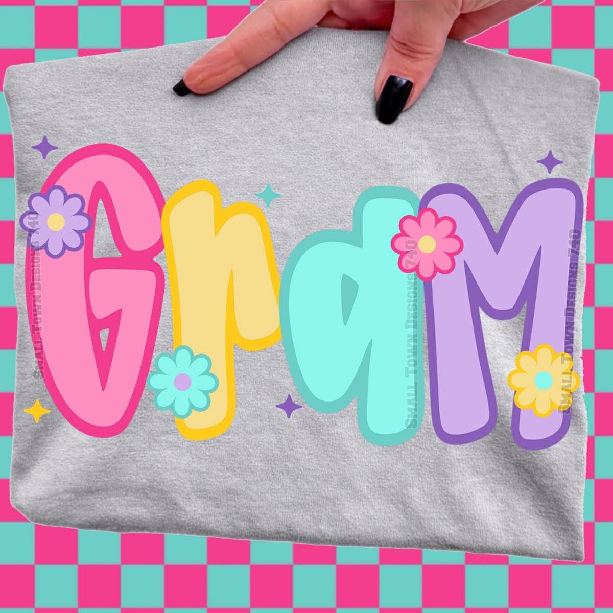 Bright Floral Gram Top