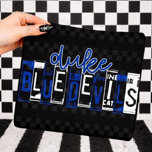 WS Completed Top License Plate Duk3 Blu3 D3vil$