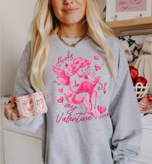 Books Are My Valentine Kids Top