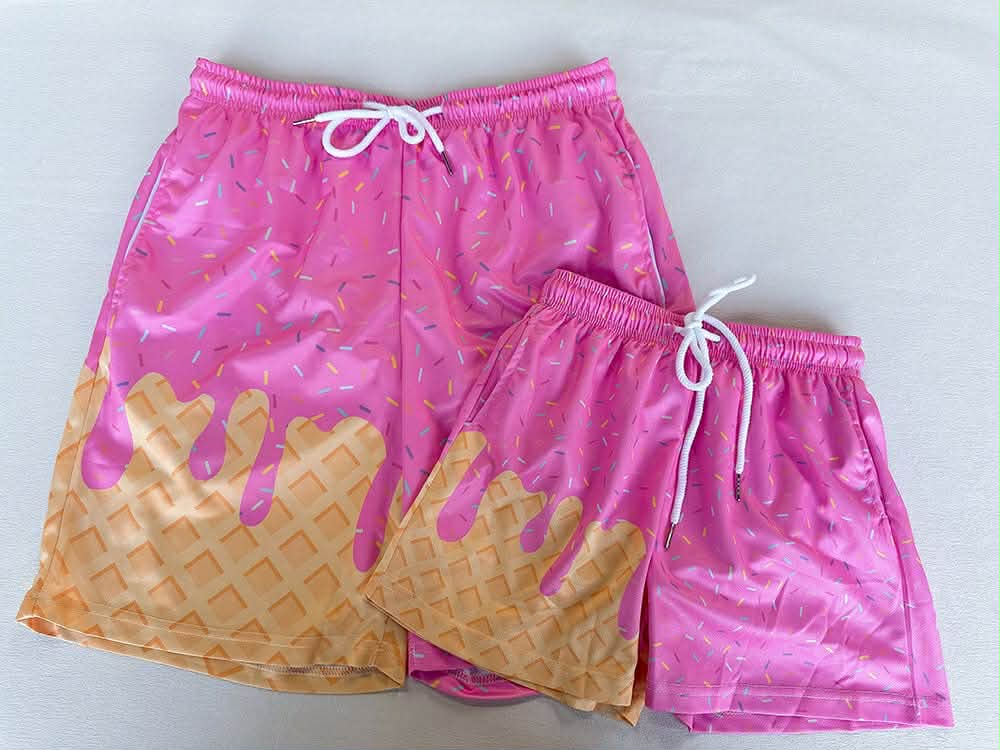 Pre Order Kids Waffle Ice Cream Trunk Shorts