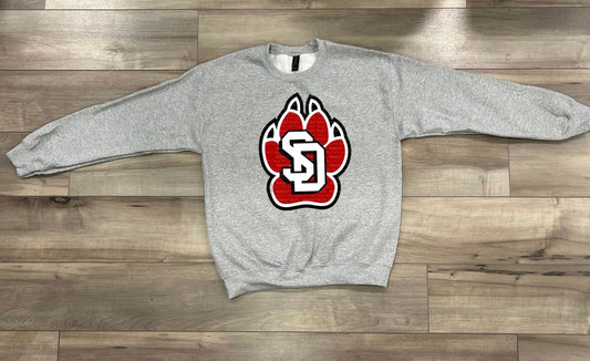 C0yotes Oversized Arm Print Top