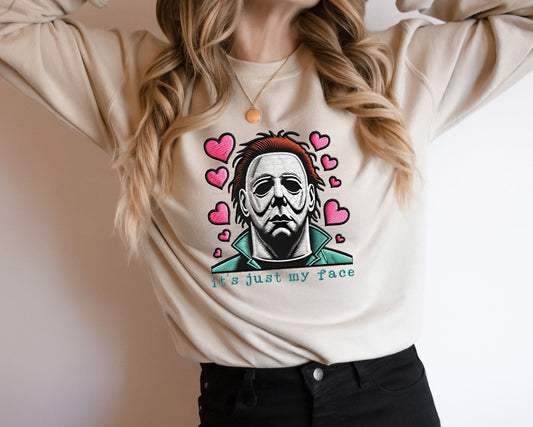 DTF Print - It’s just my face masked man