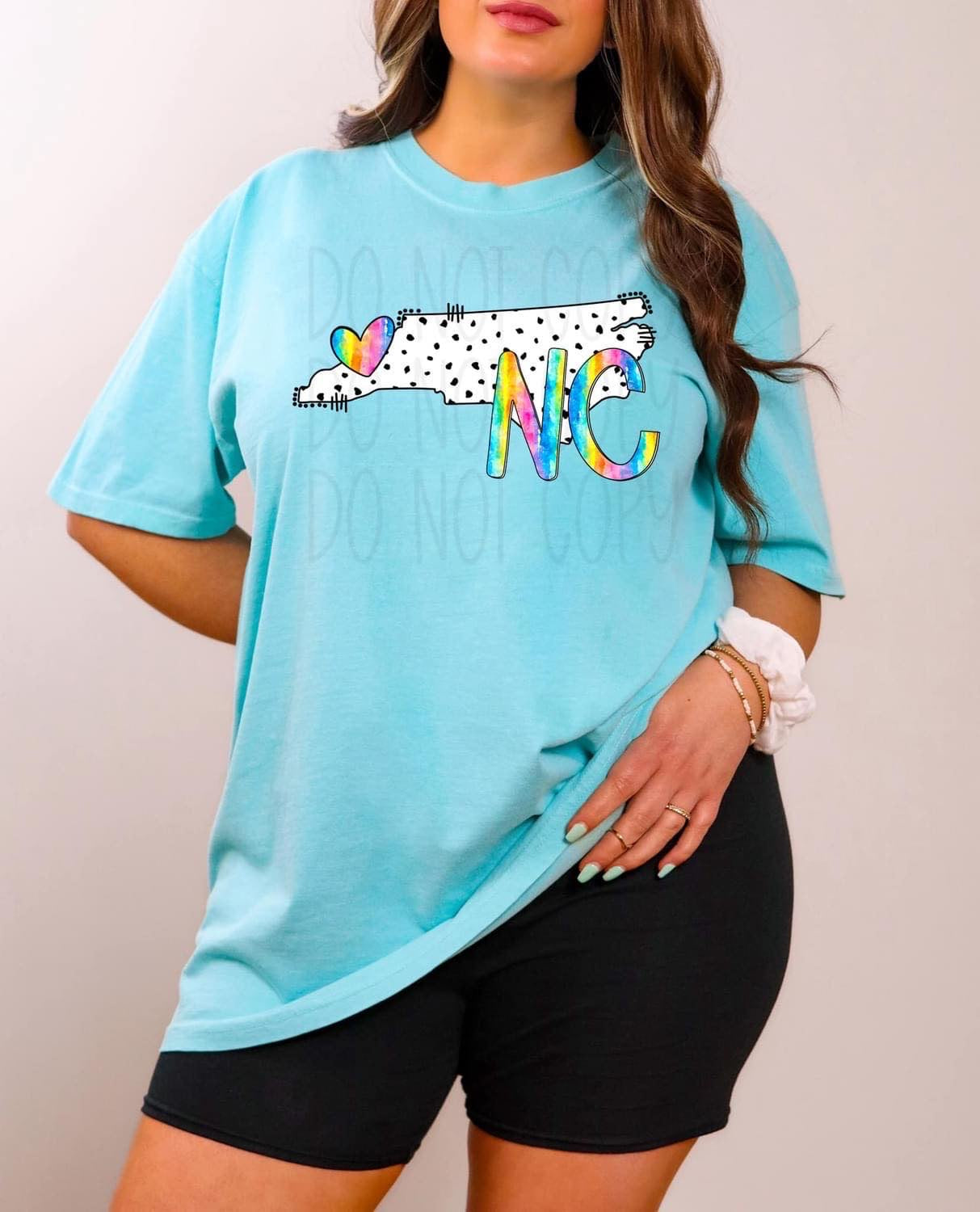 Dot & Rainbow State Tees Top