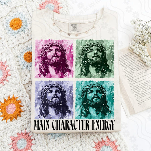 DTF Print - Main Character Energy Jesus