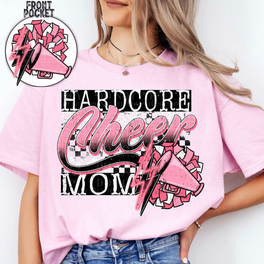 DTF Print - Hardcore Cheer Mom