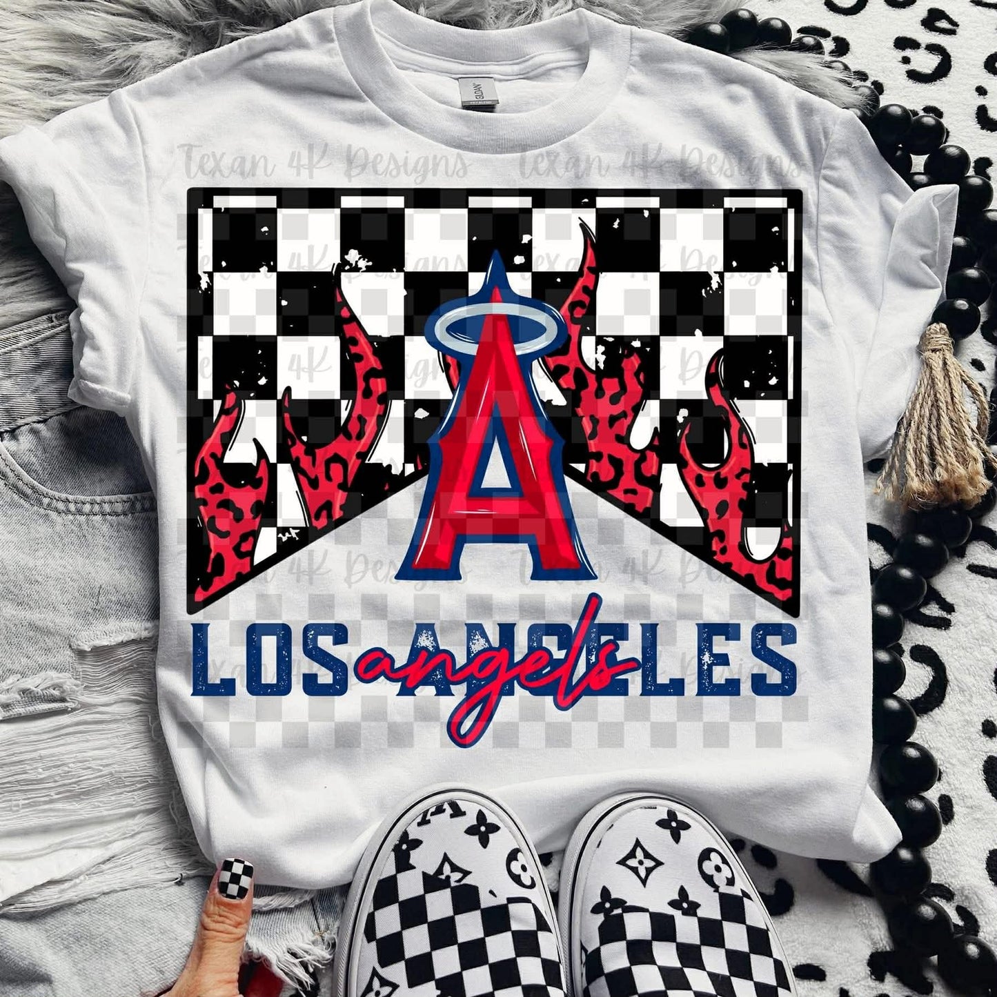 DTF Print - Flame Baseball Team