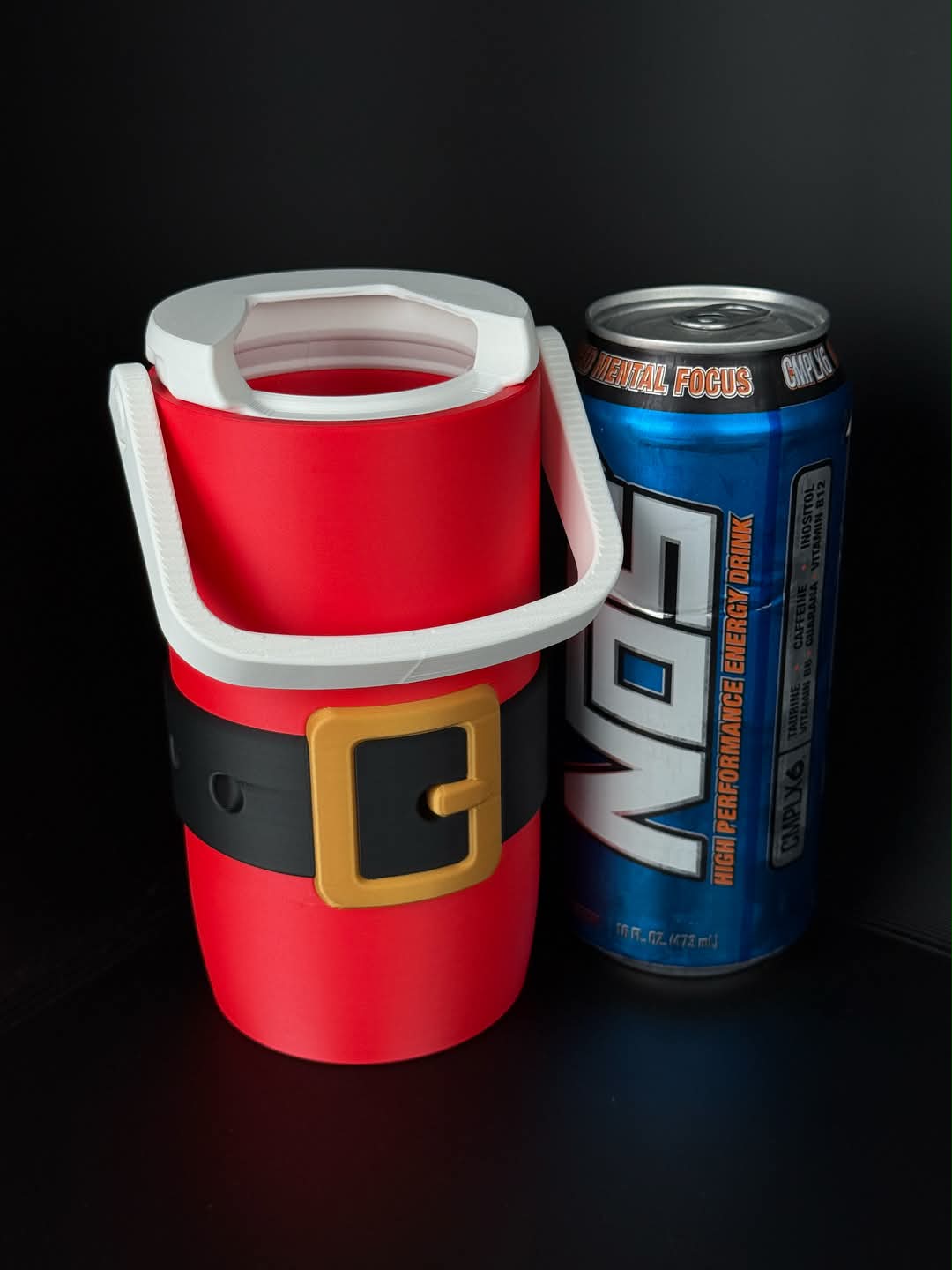 3D Printed Christmas Santa Can Holder