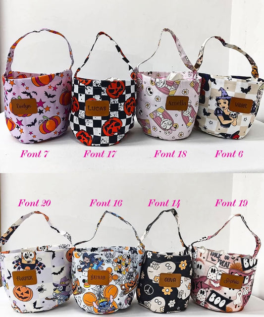 WS Pre Order Personalized Halloween Buckets
