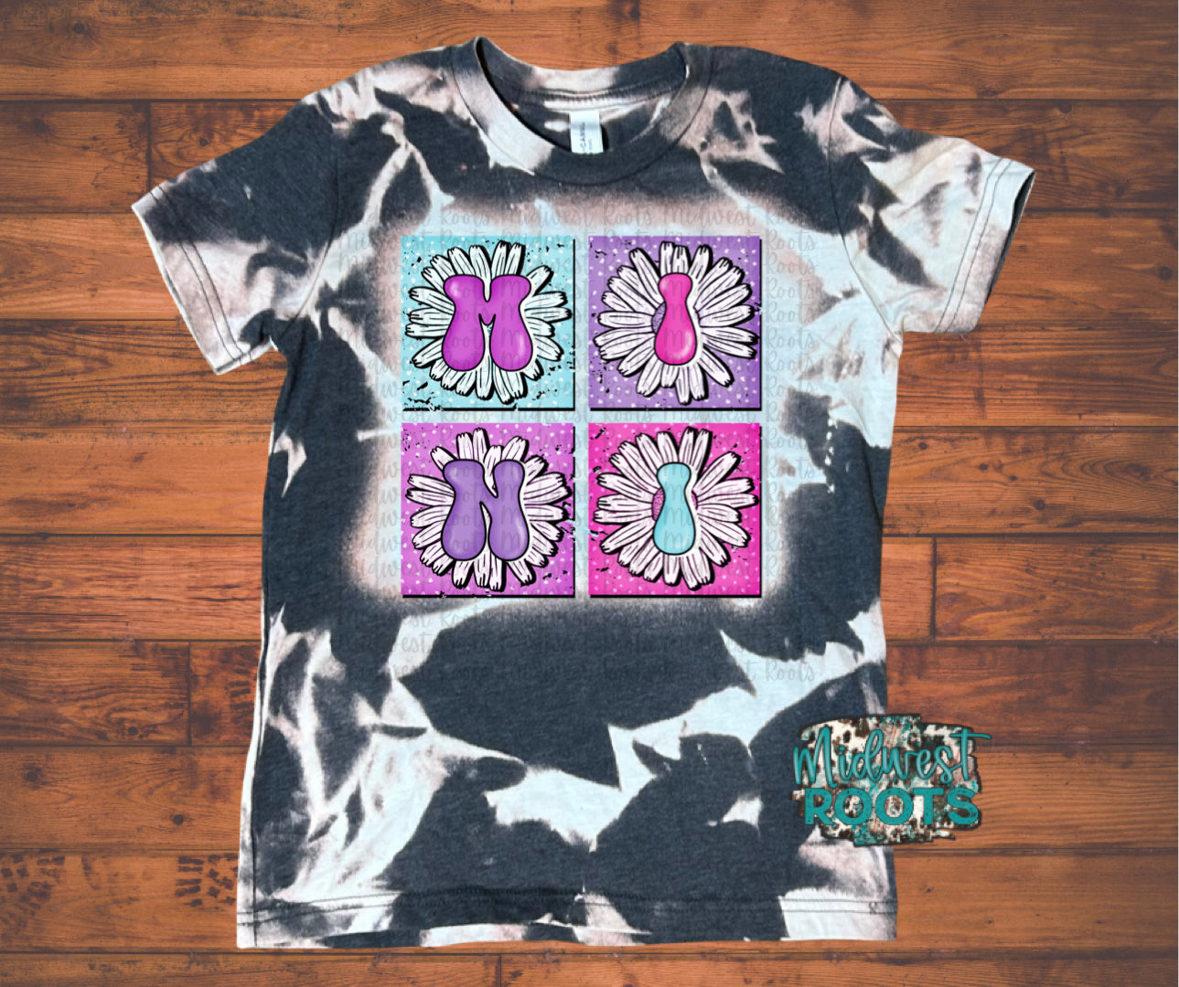 Mini Square Floral Sublimation Print