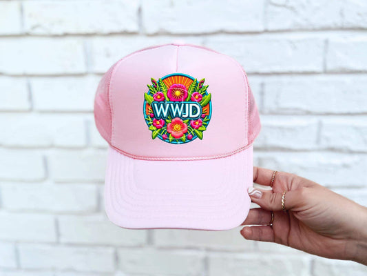 WS Completed WWJD Foam Trucker Hat