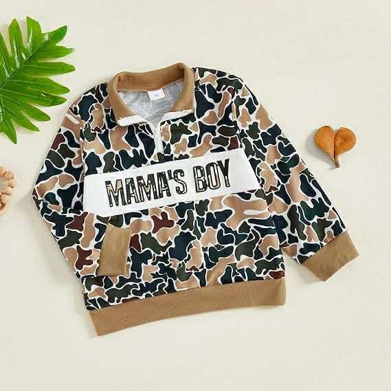 Pre Order Mama’s Boy Camouflage Jacket