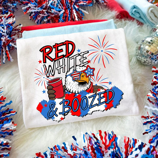 Red White and Boozed Top