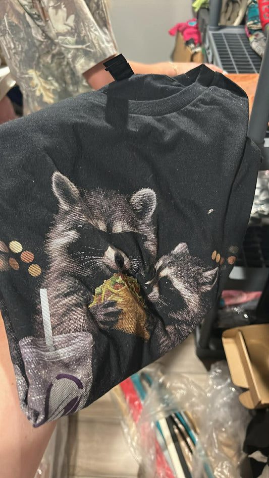 RTS Medium Raccoon & Taco Shirt