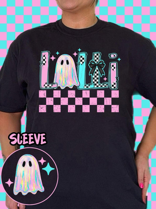 Faux Holo Lolli Ghost Top