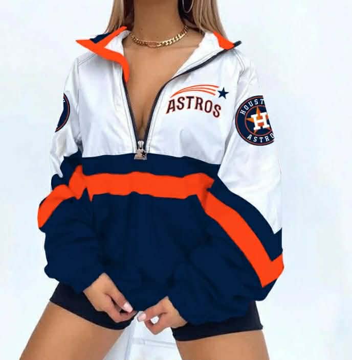 Pre Order Adult Quarter Zip Team Jacket Checkered Bottom