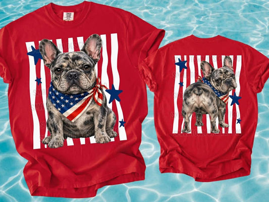 RWB French Bulldog Top