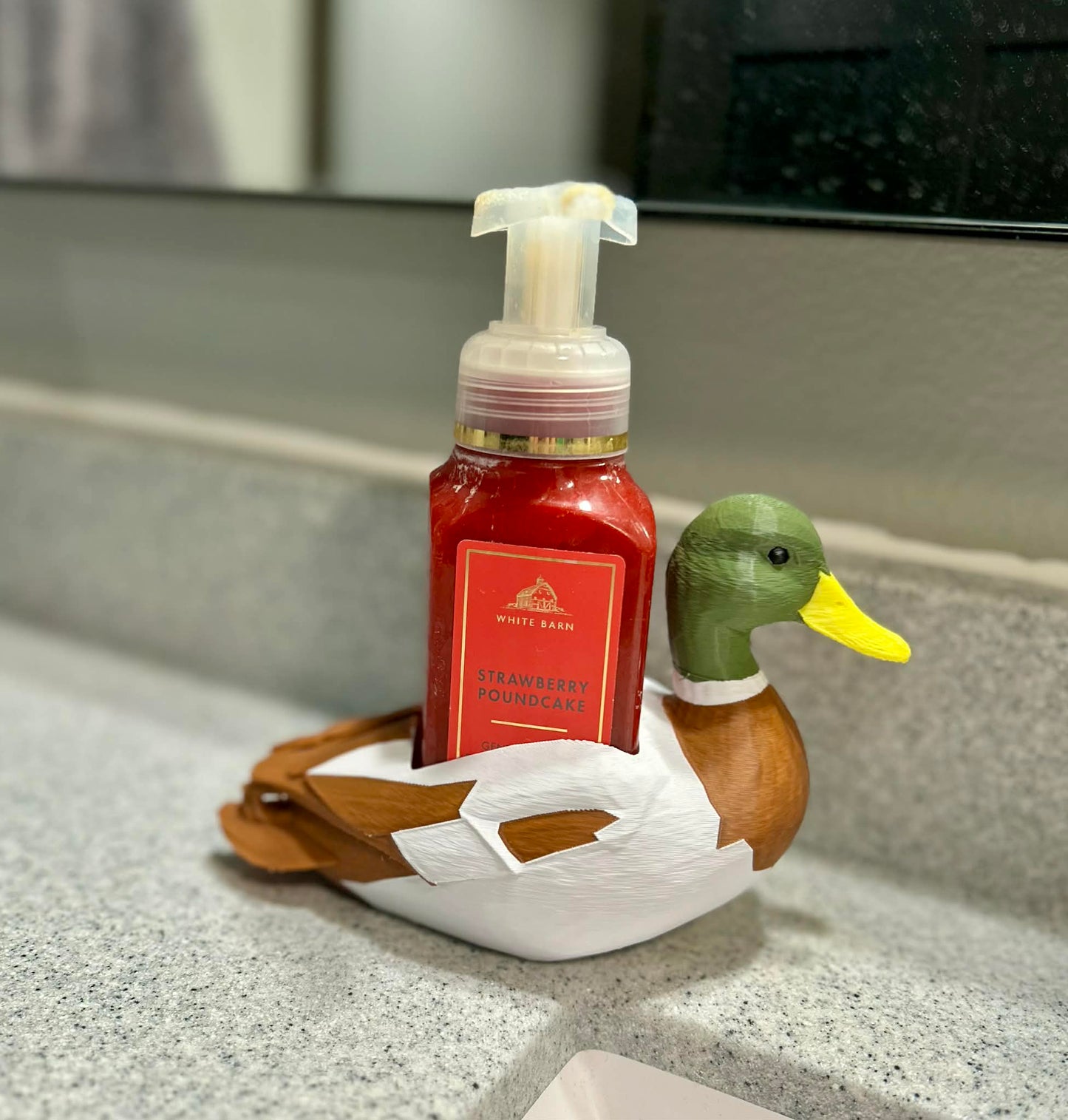 3D Printed Mallard Soap Holder