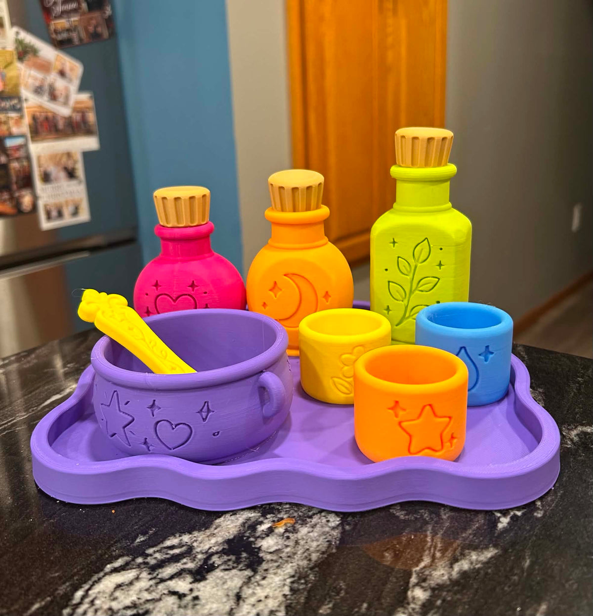 3D Printed Potions Mixing Set