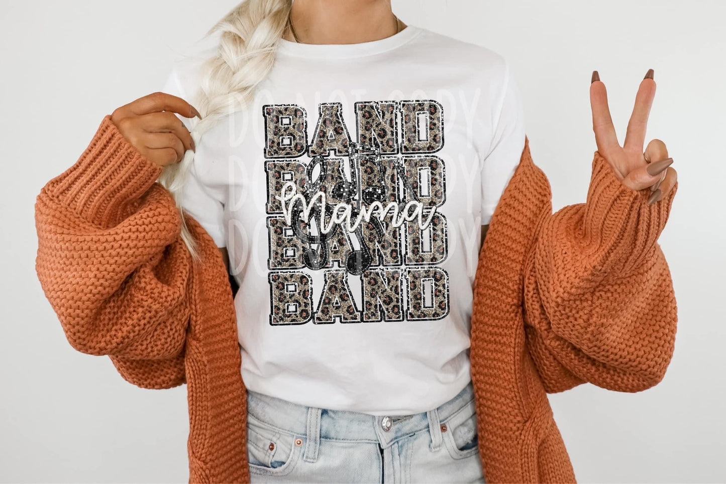 Band Mama Glitter Top