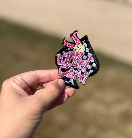 Wild Card Hat Patch