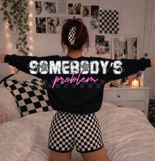 Somebody’s Problem Oversized Arm Print Top