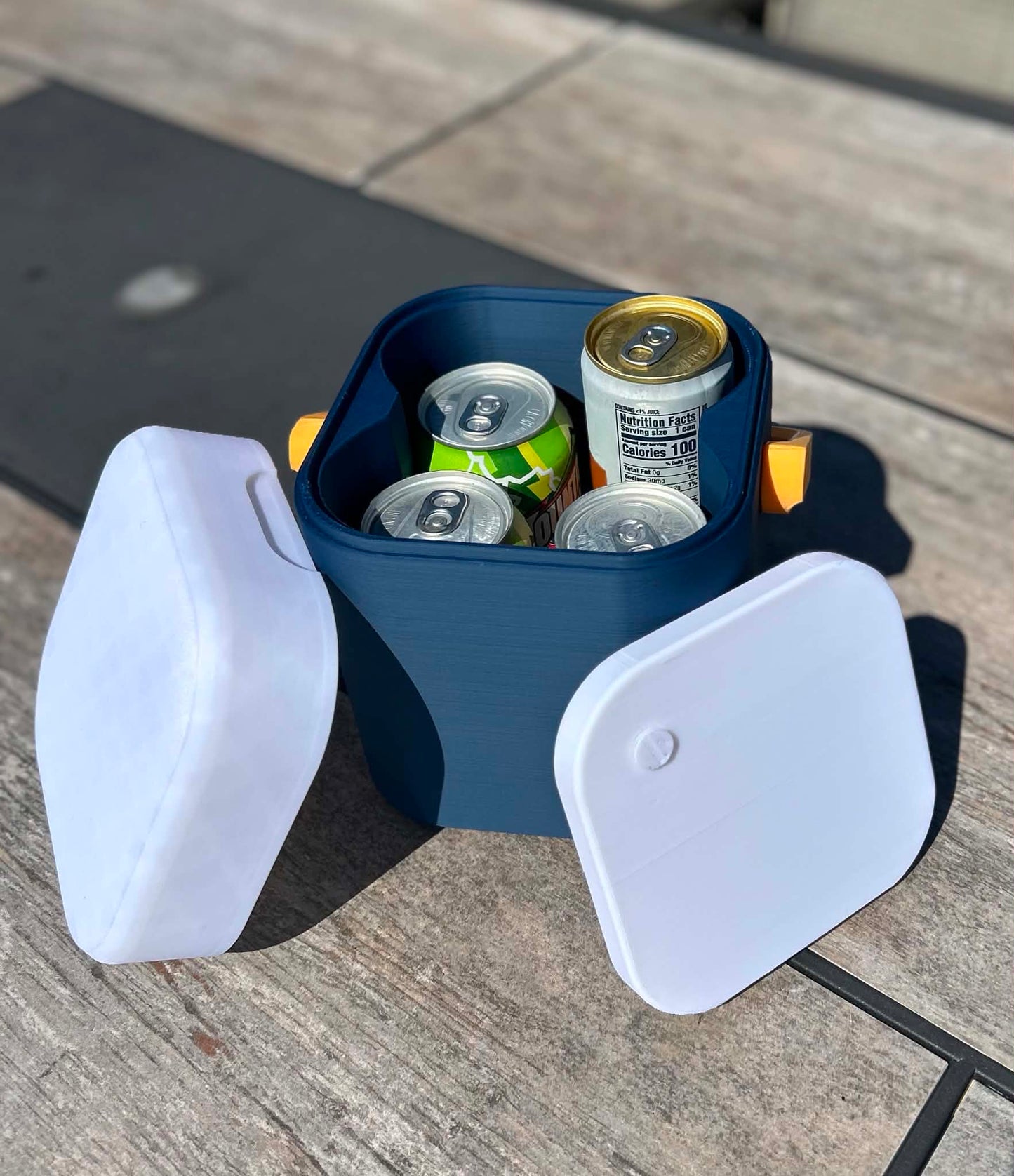 3D Printed 4 Can Cooler