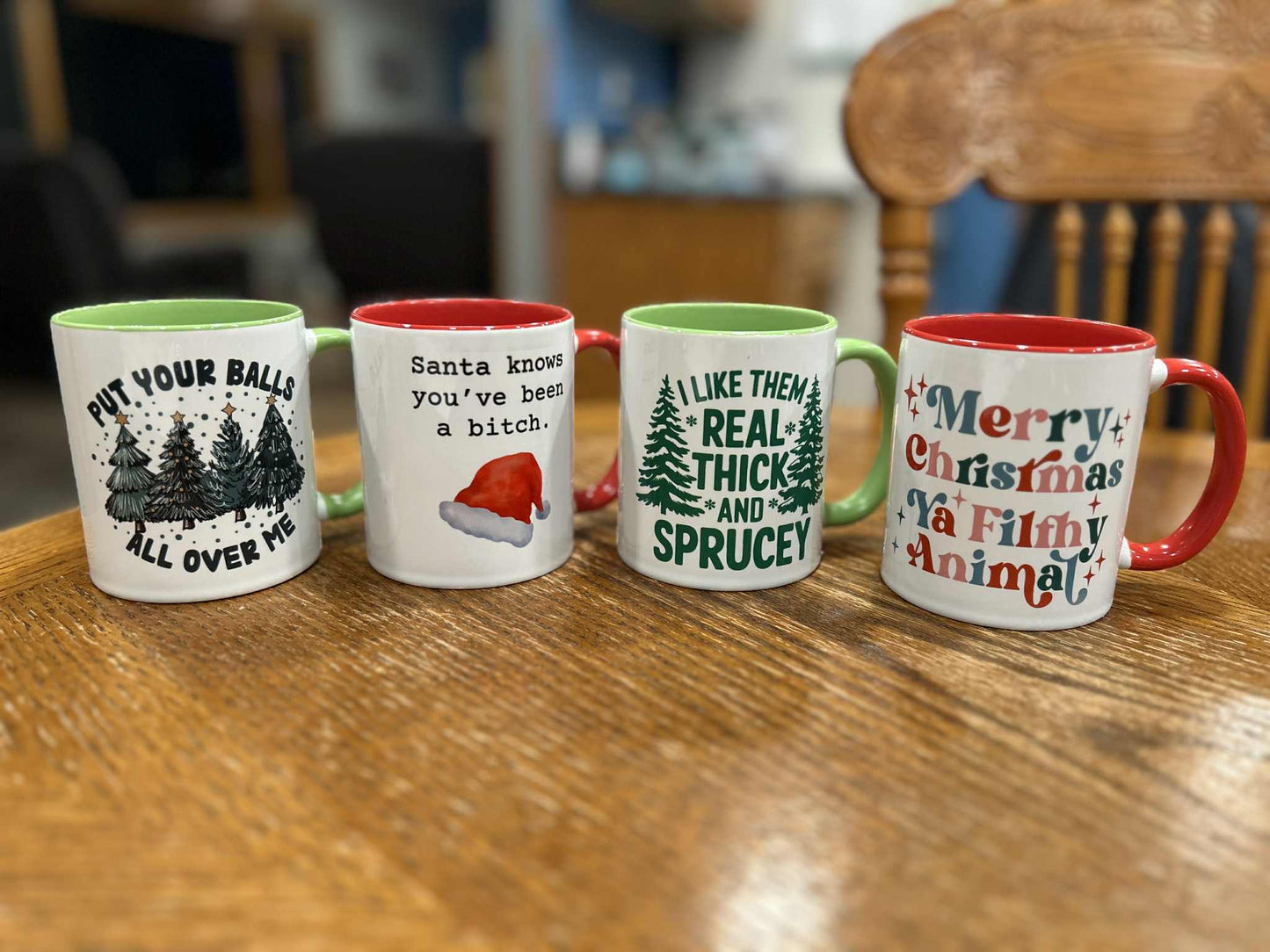 RTS Snarky Christmas Mugs