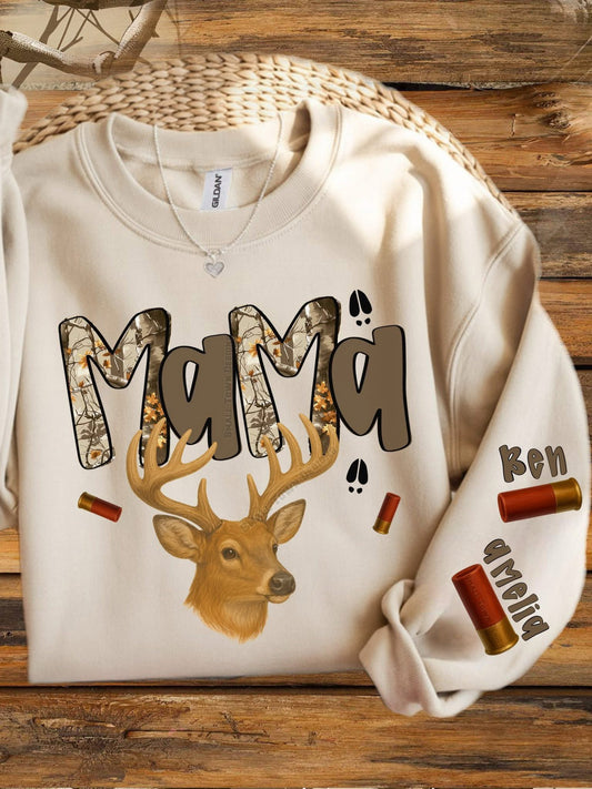 Mama Hunting Camo Top