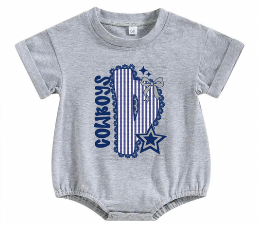 WS Completed Kid Top Seersucker Cowboys