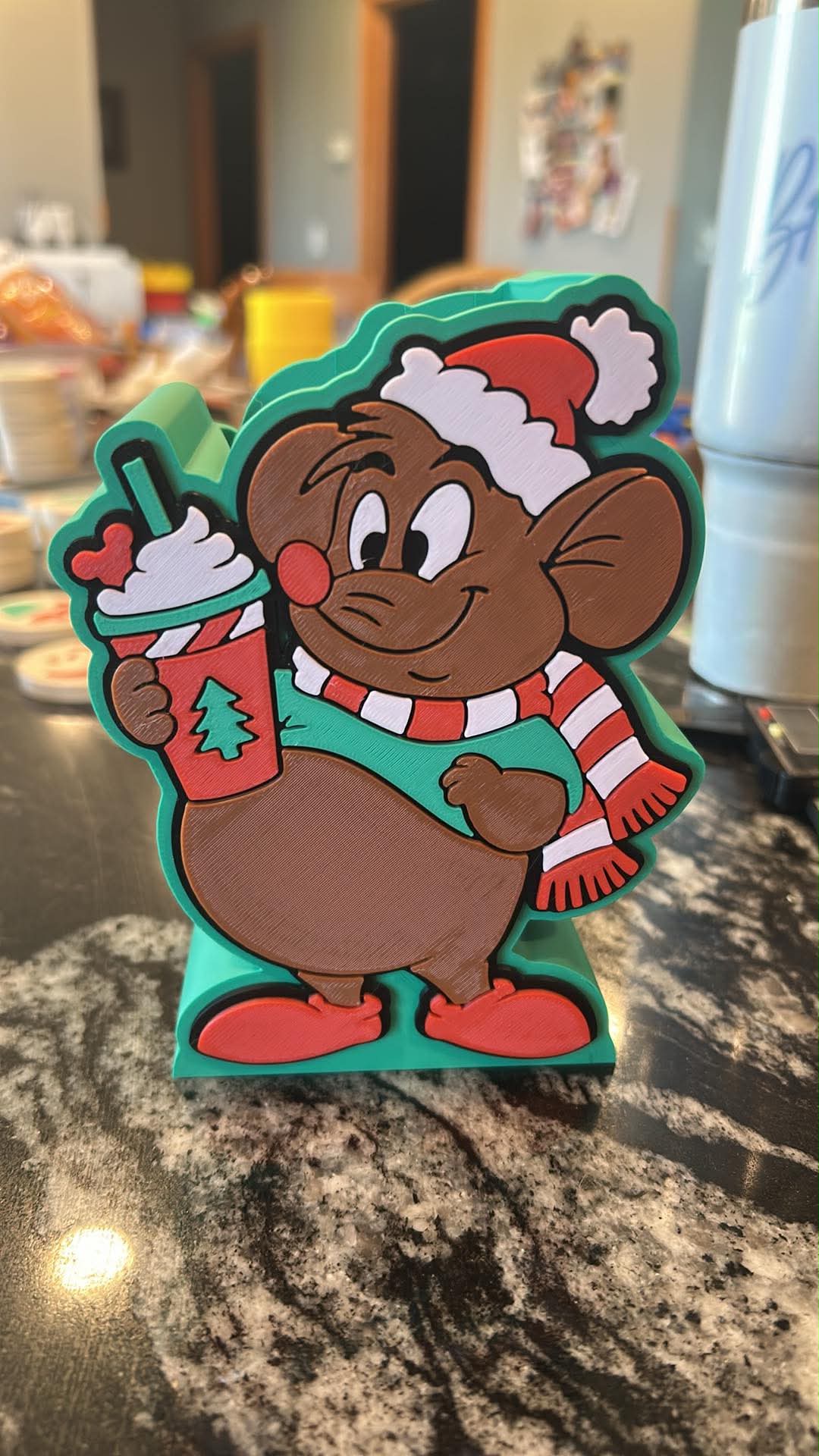3D Printed Christmas Mouse