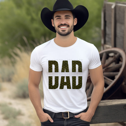 Green Stars Dad Top