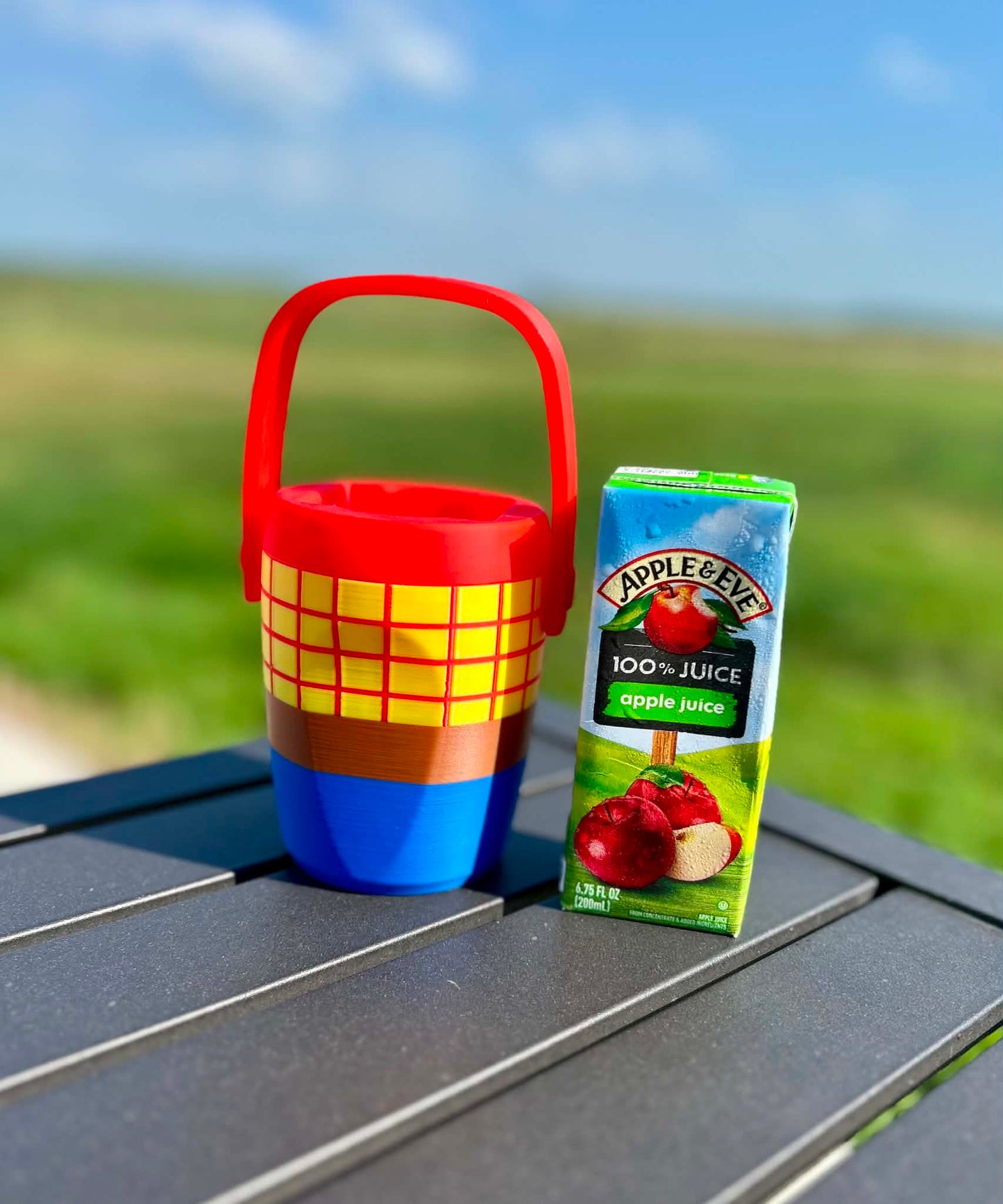 3D Printed Sheriff Juice Box Holder