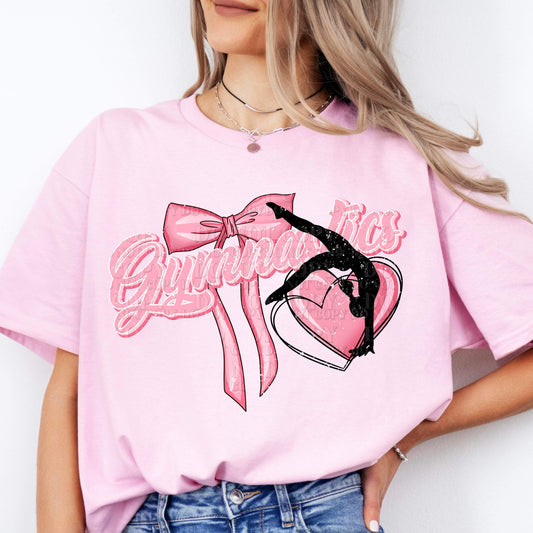 Gymnastics Bow w/ Silhouette Sub Print