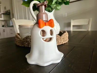 BBW Ghost with Bow Soap Holder