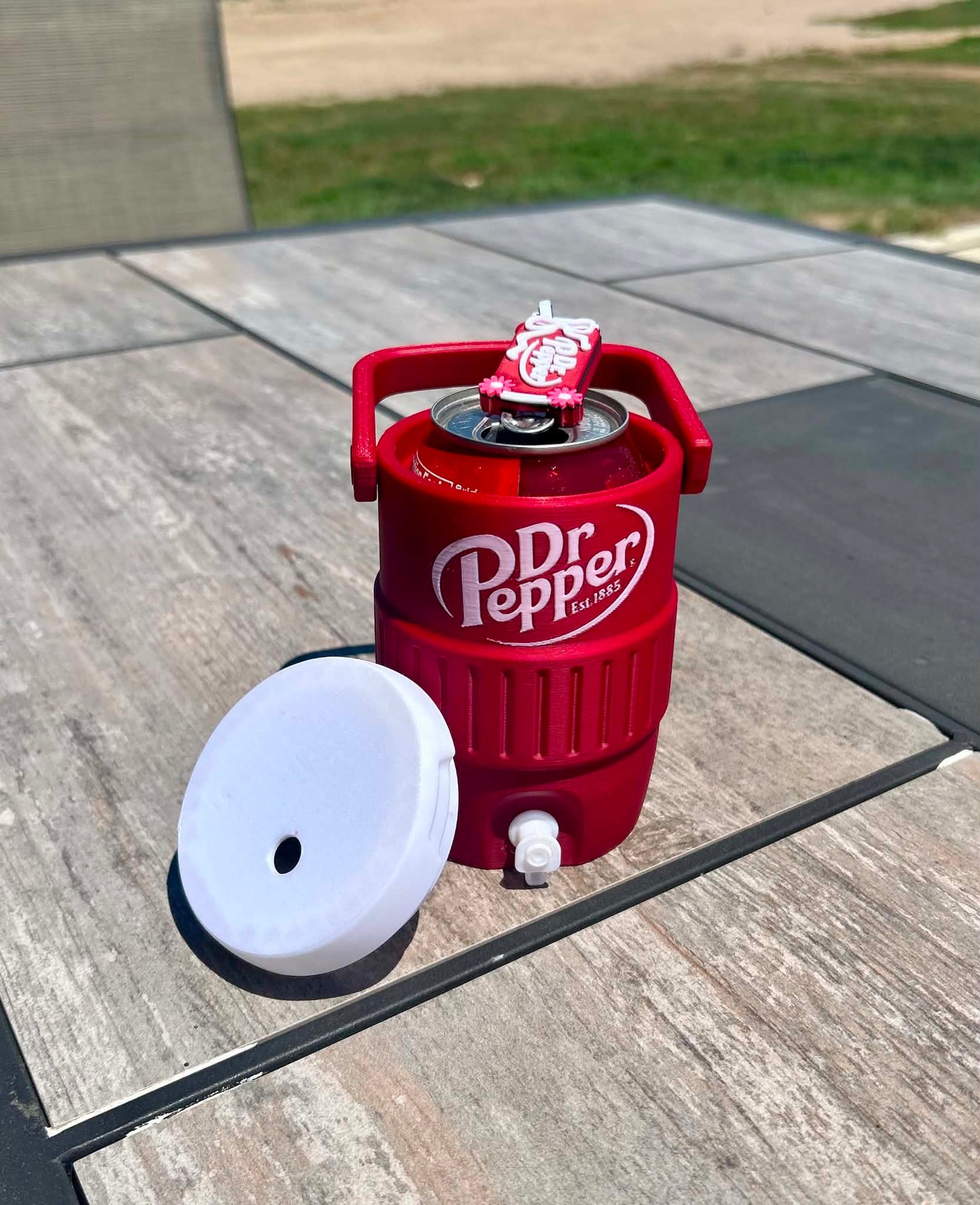 3D Printed Dr P Can Cooler