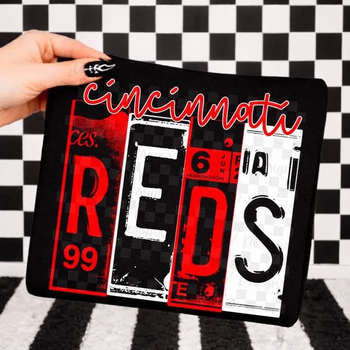 Cincinnati R3ds License Plate Top