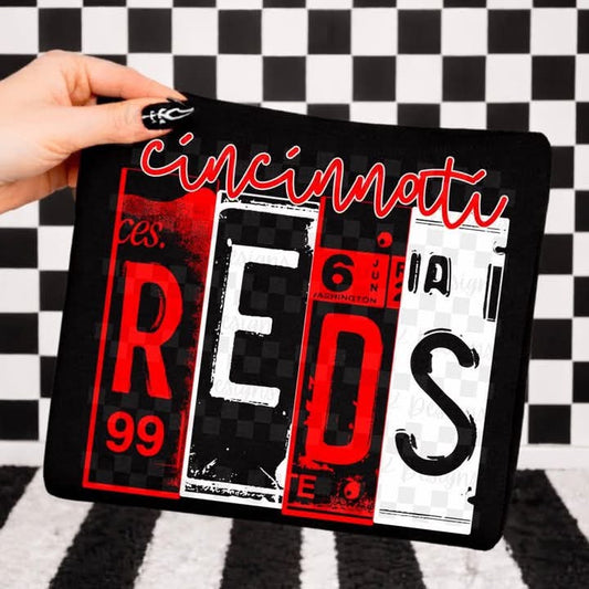 Cincinnati R3ds License Plate Top