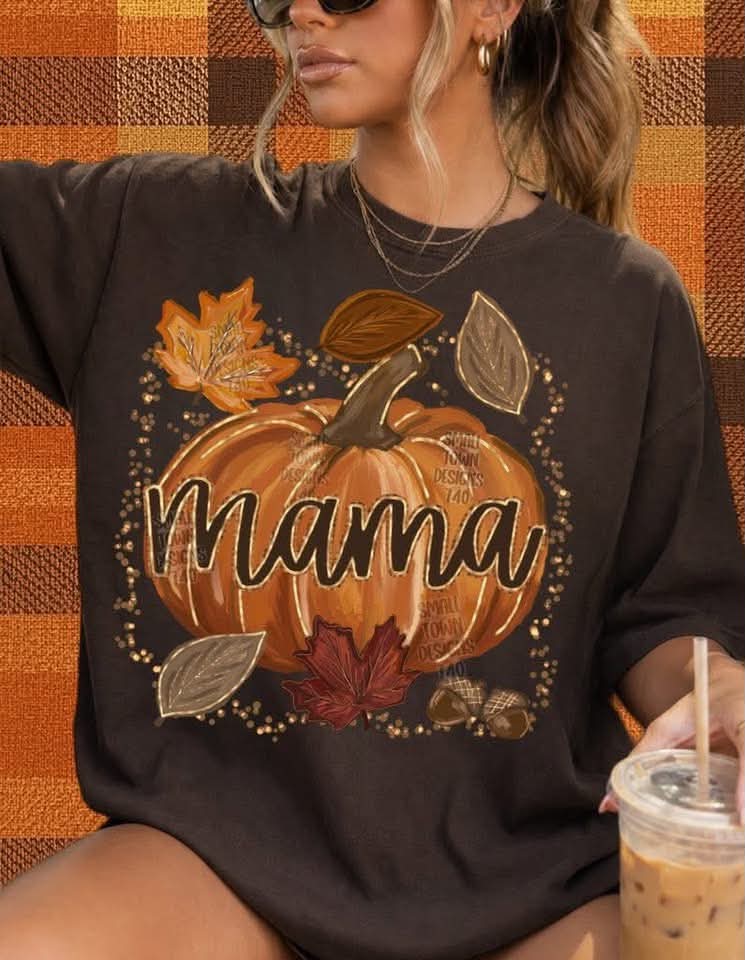Fall Pumpkin Mama Top