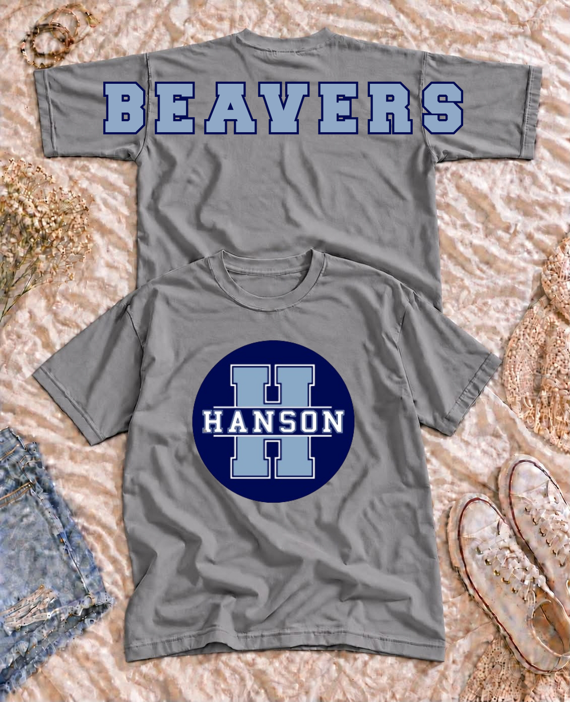 Hanson Beavers Oversized Arm Print Top