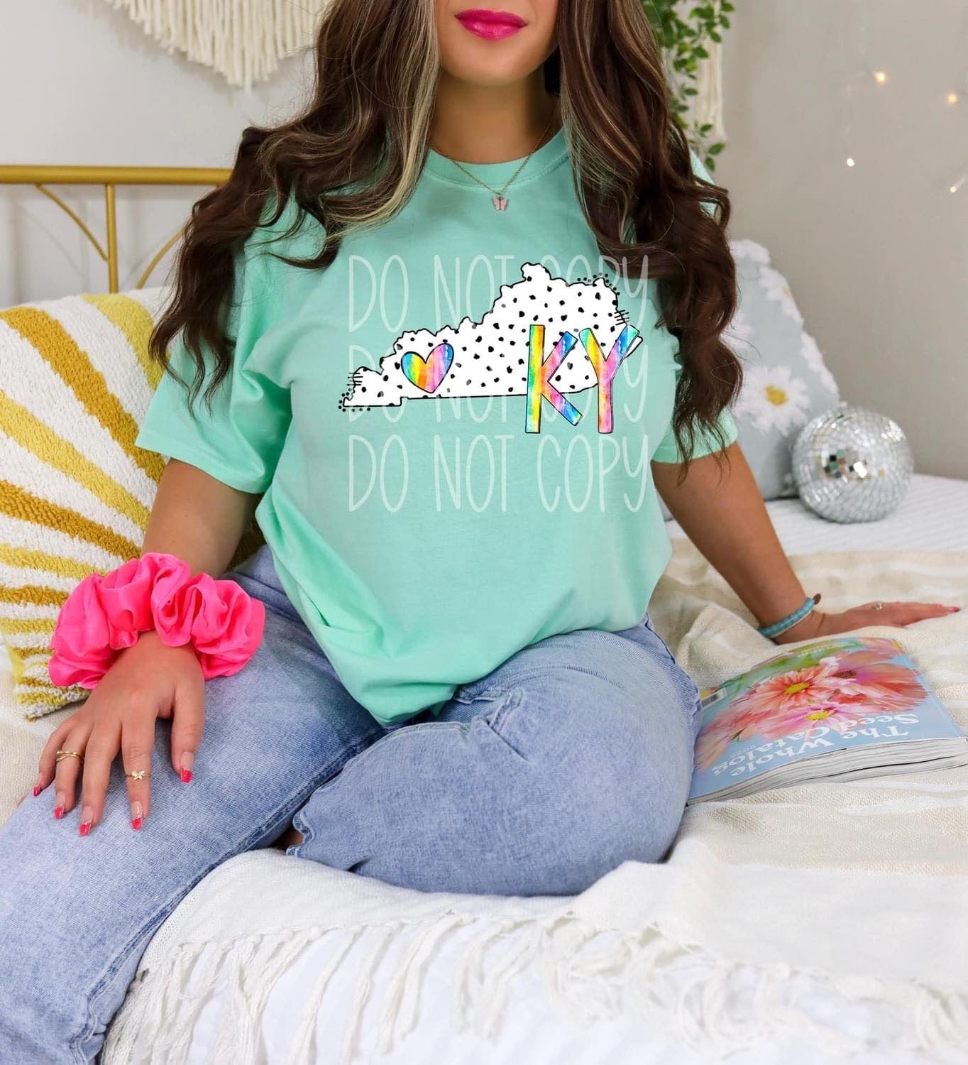 Dot & Rainbow State Tees Top