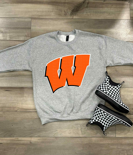 WS Completed Kids Top Oversized Ap@che